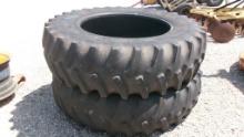TRACTOR TIRES,  (2) 18.4R38, AS IS WHERE IS