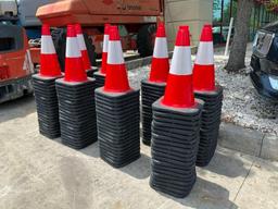 20 SAFETY CONES, 18in TALL