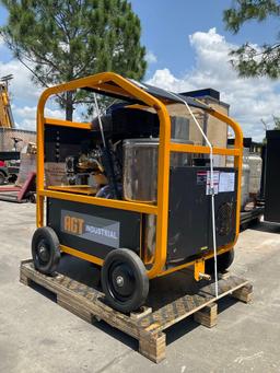 UNUSED AGT INDUSTRIAL HPW4000 HOT WATER PRESSURE WASHER,GAS POWER, DIESEL BURNER, ELECTRIC START,...