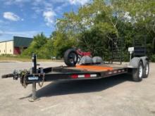 2020 MMDI INC TRA/REM TRAILER, GVWR 9990LBS, DECK APPROX 14FT x 6 FT WITH 5FT RAMPS , SPARE TIRE ...