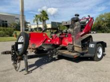 2018 BARRETO...30SG TRACKED STUMP GRINDER WITH SUPPORT TRAILER, NON TITLED TRAILER UNDER
