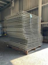 PALLET OF WIRE GRATES FOR PALLET RACKING, APPROX 48in x 46in