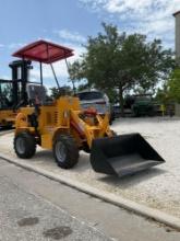 2024 FLAND FL45 WHEEL LOADER, GAS POWERED, BUCKET APPROX 40in W, RUNS & OPERATES...