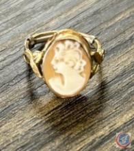 Gold Cameo ring