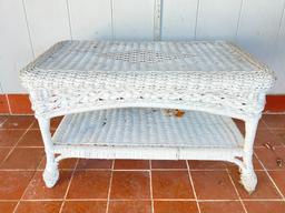 Outdoor Wicker Table