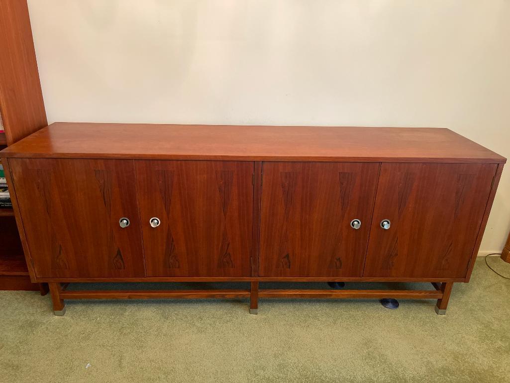 Vintage Stanley Wooden Credenza