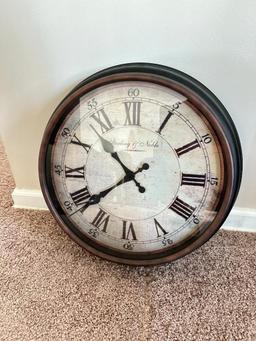 Sterling and Noble Plastic Battery Operated Wall Clock