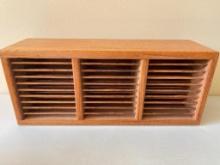 Teak Wood CD /DVD Holder