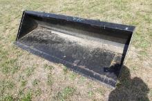 #2212 LIKE NEW 84" SKID STEER BUCKET QUICK ATTACH PLATE