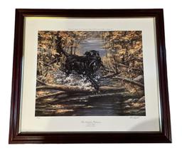 Framed and Matted Labrador Retriever Print by