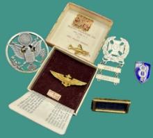 Vintage Army Expert Marksman Badge, US Army 8th