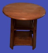 Round End Table 26" D, 27" H