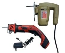 (2) Black and Decker Electric Saws: HandiSaw &