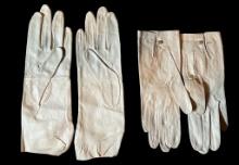 (2) Pairs Size 7 Women’s Leather Opera Gloves
