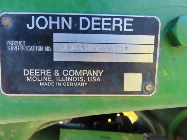 2009 JOHN DEERE Model 6430, 4x4 Utility Tractor, s/n L06430H619314, powered by JD 4.5L, 115HP diesel