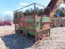 BOWIE Hydro Mulcher Skid Mounted Hydraulic Chain Drive Hydroseeder, equipped with 10' x 6' tank and