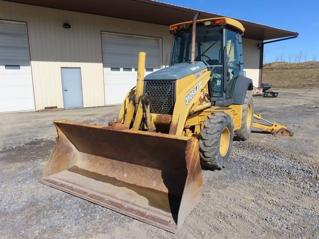 2001 JOHN DEERE Model 310SG, 4x4 Tractor Loader Extend-A-Hoe, s/n 895944, powered by JD 4 cylinder
