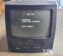 Symponic SC313D TV with VHS Player