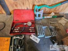 Snap-on Speed Socket Wrench, Snap-on Guage Set, Greenlee Punch, Punches,