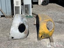 Two Early Model Ford Driver Side Front Fenders