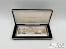 2000 One Hundred Dollar .999 Pure Silver Bar, 4ozt