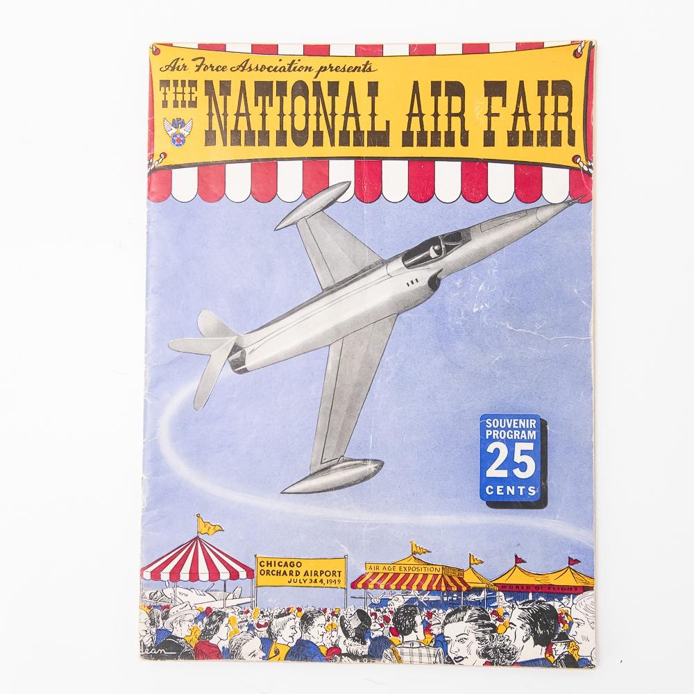 Collection of (4) Post War Air Race Show Programs