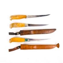 3 Finnish Marttini Fillet Knives