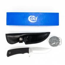 Colt USA CT-5 Sporting Knife and Belt Buckle
