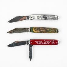 3 Vintage USA Made Souvenir Knives