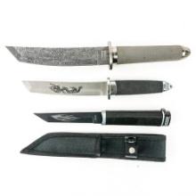 3 Tanto Style Fighting Knives