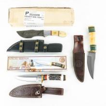 3 Western Style Hunting Knives