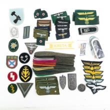 WWII German Army-Navy Patch Shoulder Board Lot