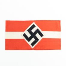 WWII German Hitler Youth Armband W/ RZM Tag.
