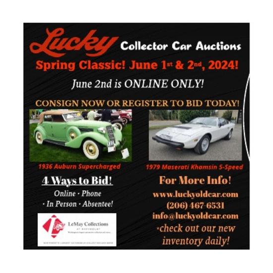 Lucky Collector Car Auction ONLINE ONLY