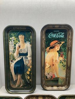 5 Coca Cola trays