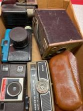 vintage cameras eyeglass cases