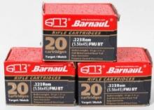 60 Rounds of Barnaul .223 Rem Ammunition