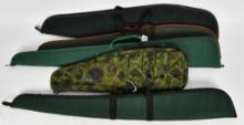 5 Various Size Soft Padded Rifle Cases