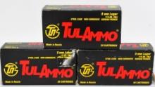 134 Rounds Of Tulammo 9mm Luger Ammunition