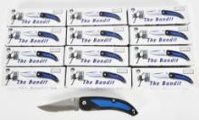 Lot of 12 New Frost Cutlery The Bandit Knives
