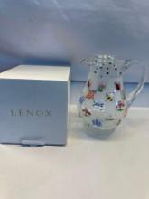 New Lenox Hand Painted Decorative Pitcher In Box