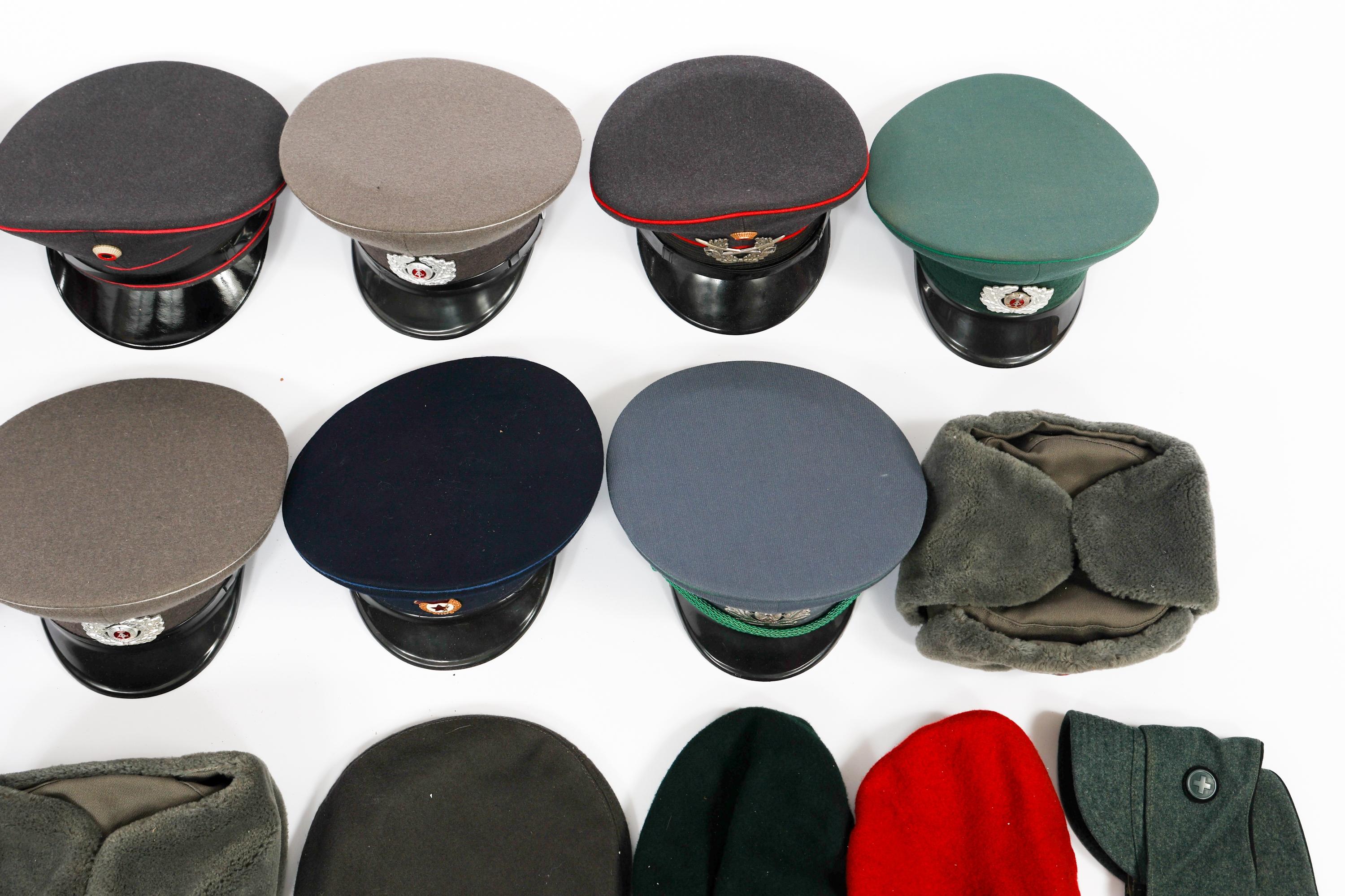 COLD WAR UK, US, & GERMAN MILITARY HEADGEAR