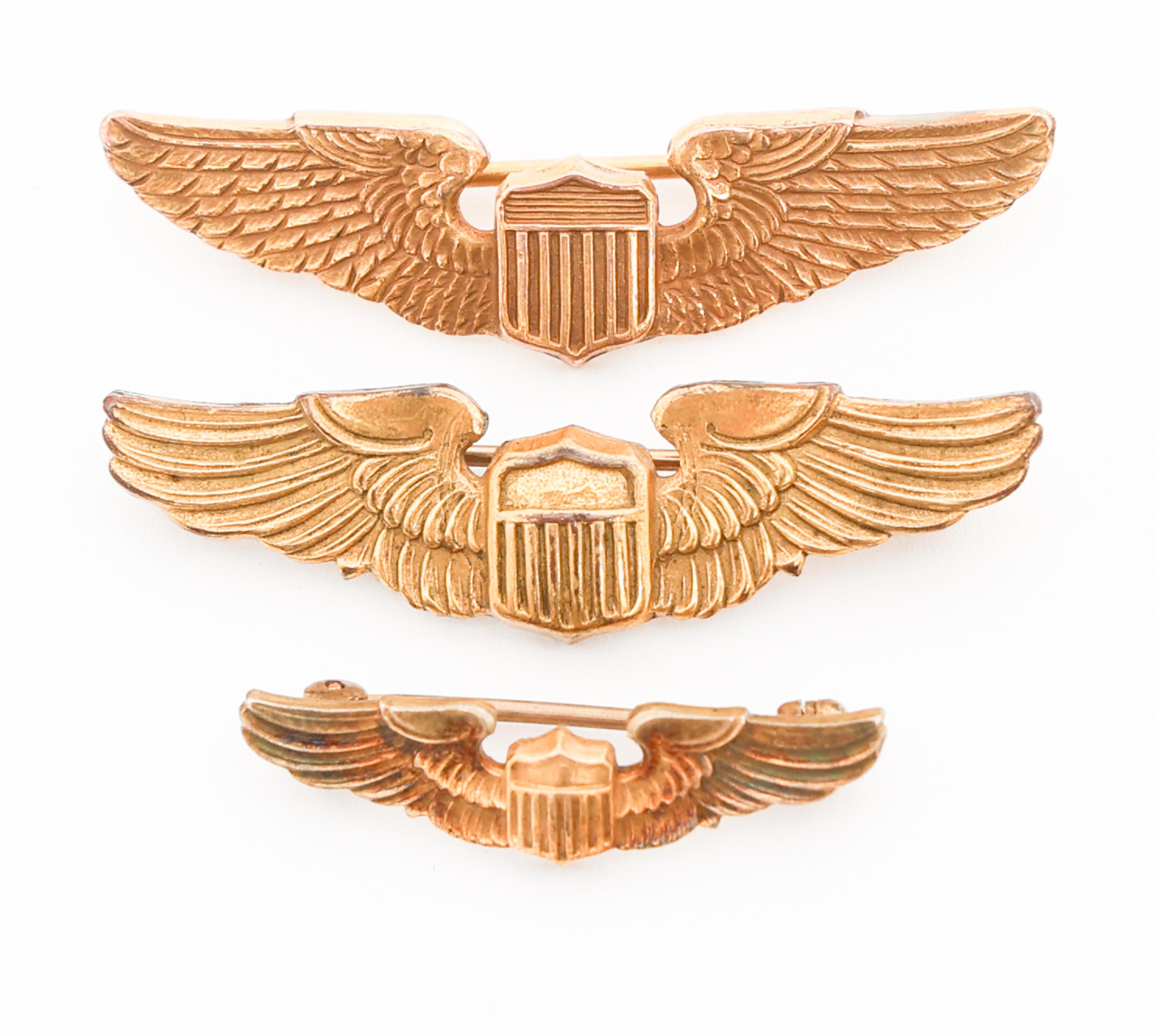 WWII US ARMY AIR FORCE FLIGHT INSTRUCTOR WINGS