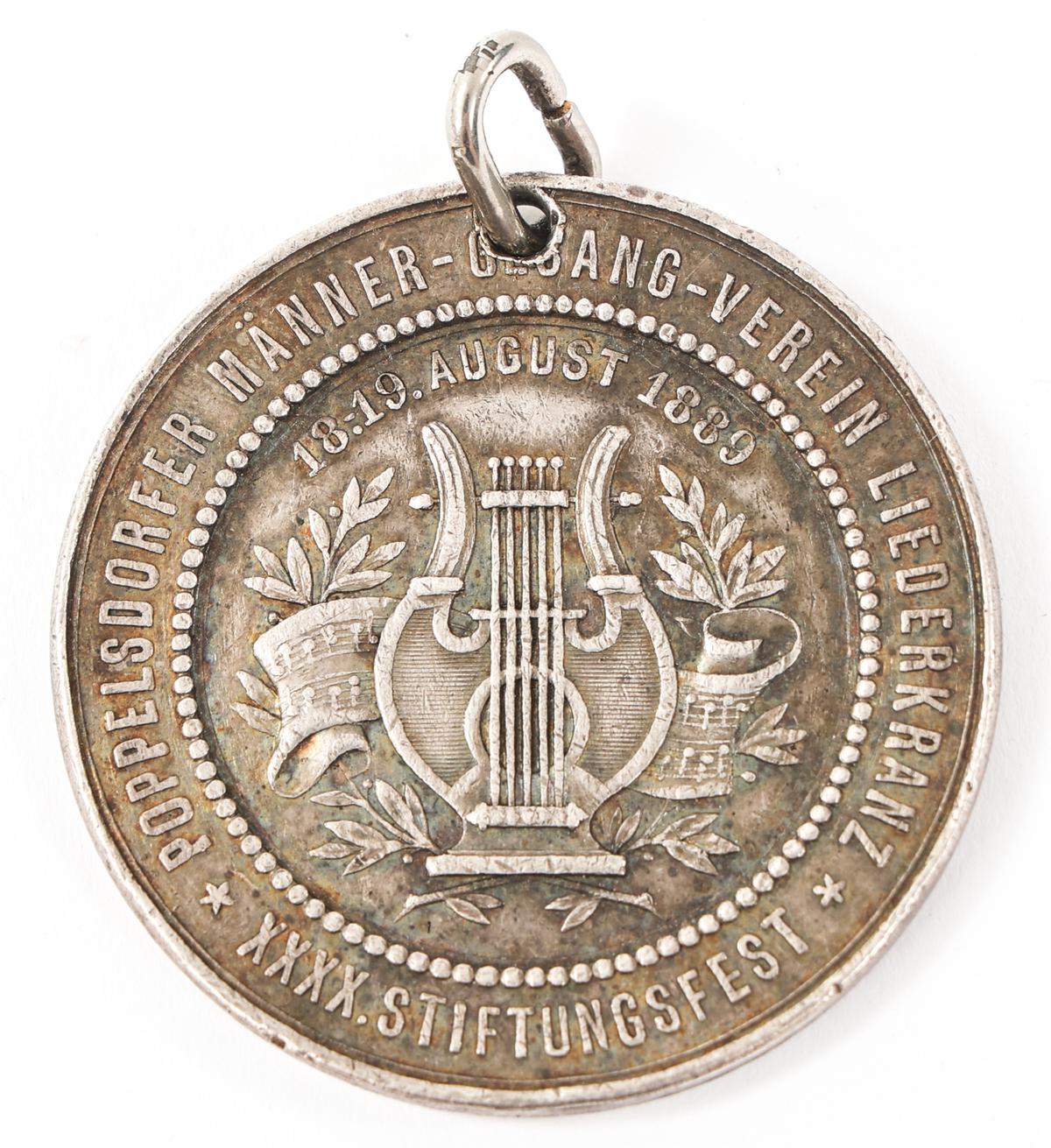 1889 IMPERIAL GERMAN MUSIC / ART ACHIEVEMENT MEDAL