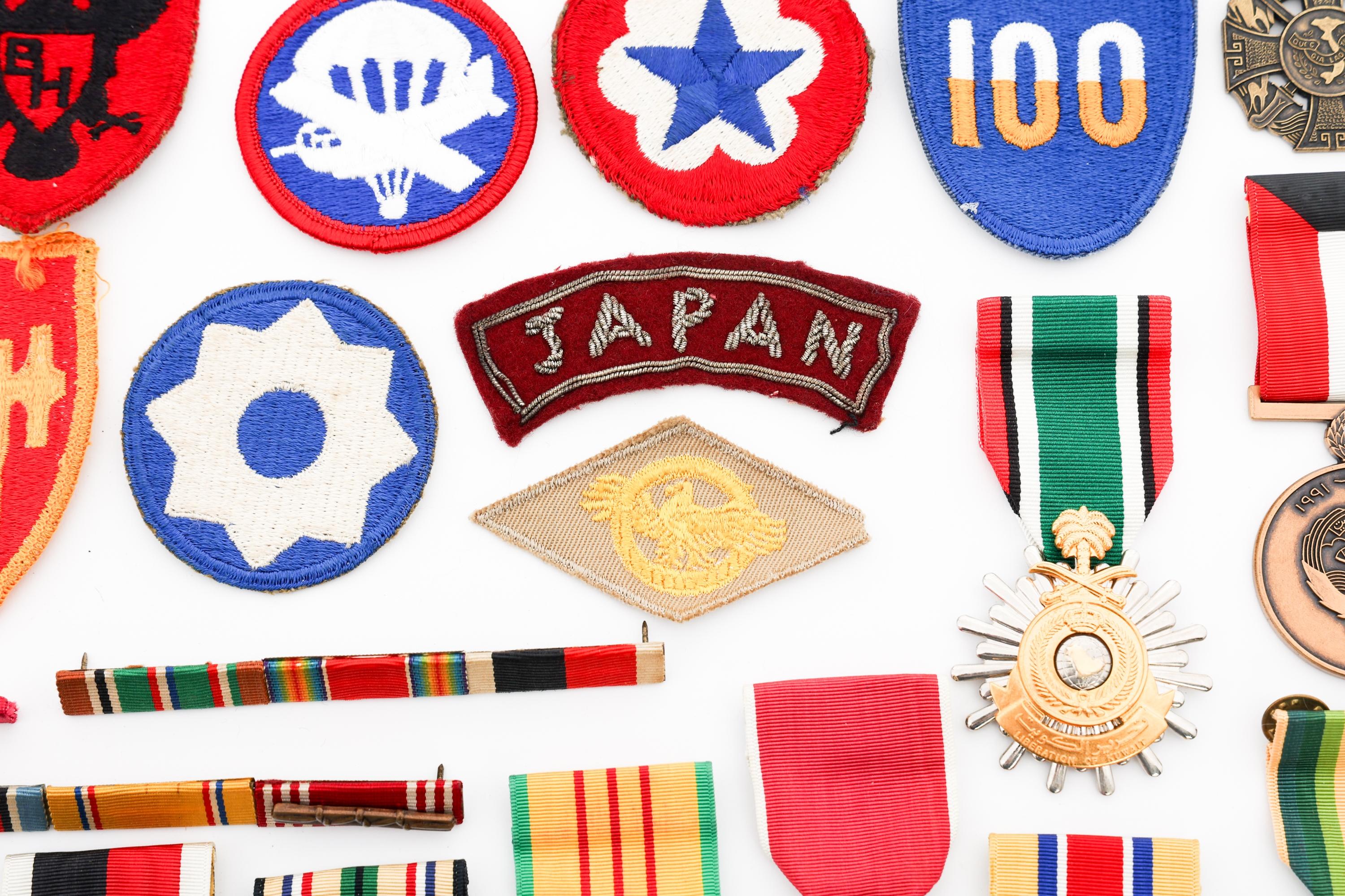 WWII - CURRENT US PURPLE HEART, PATCHES, & RIBBONS