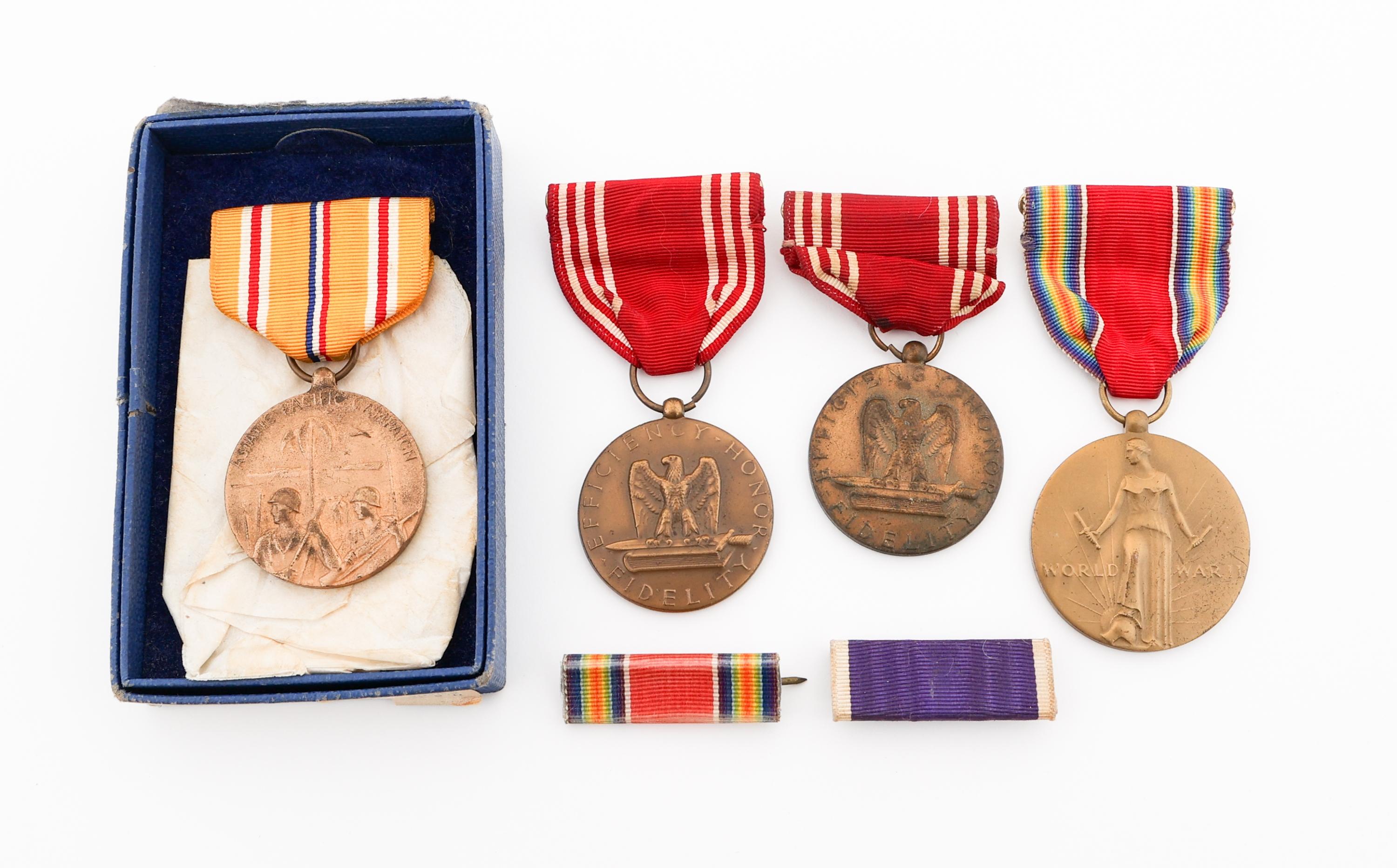 WWII - POST WAR USMC & ARMY NAMED MEDALS
