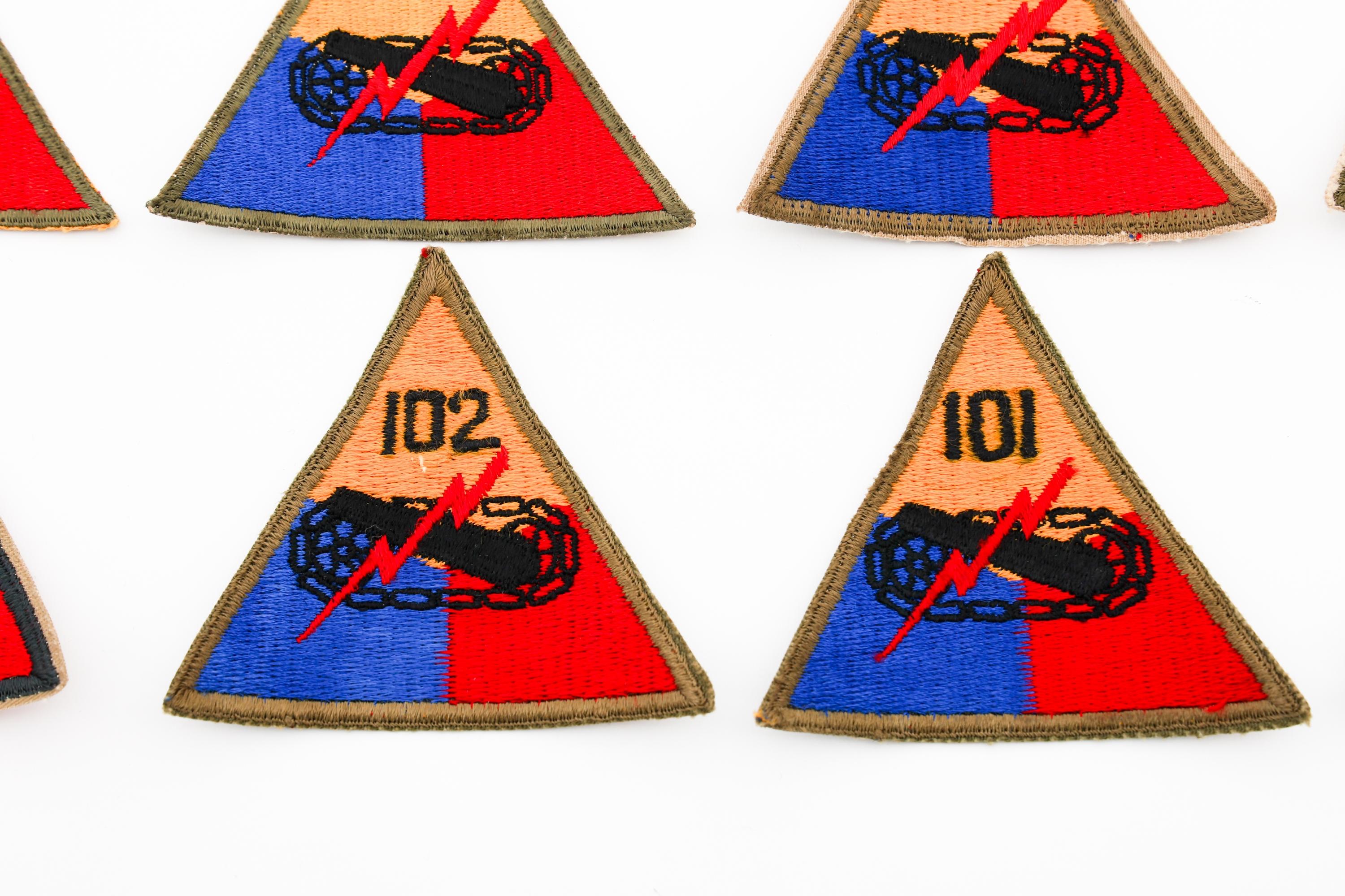 COLD WAR - CURRENT US ARMY TANK BATALLION PATCHES