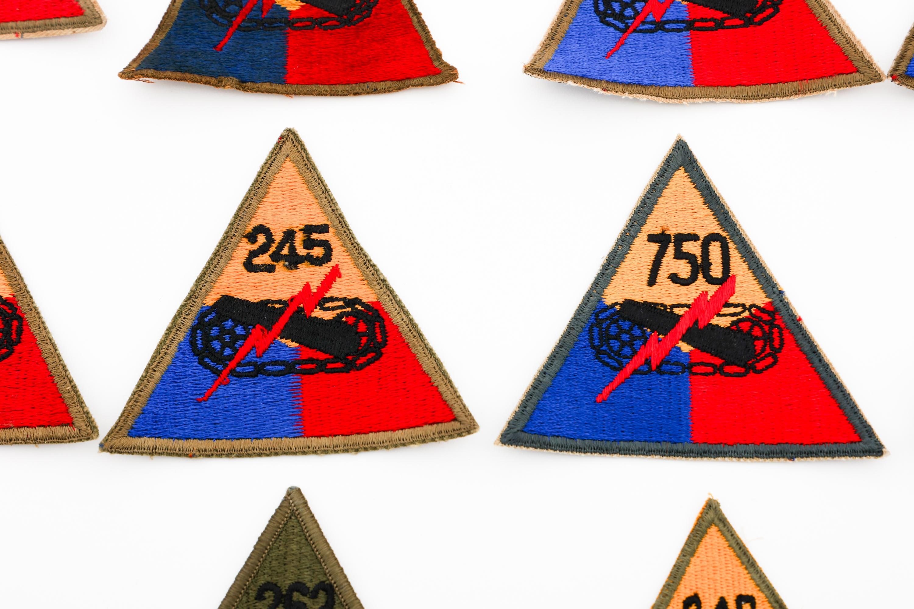 COLD WAR - CURRENT US ARMY TANK BATALLION PATCHES
