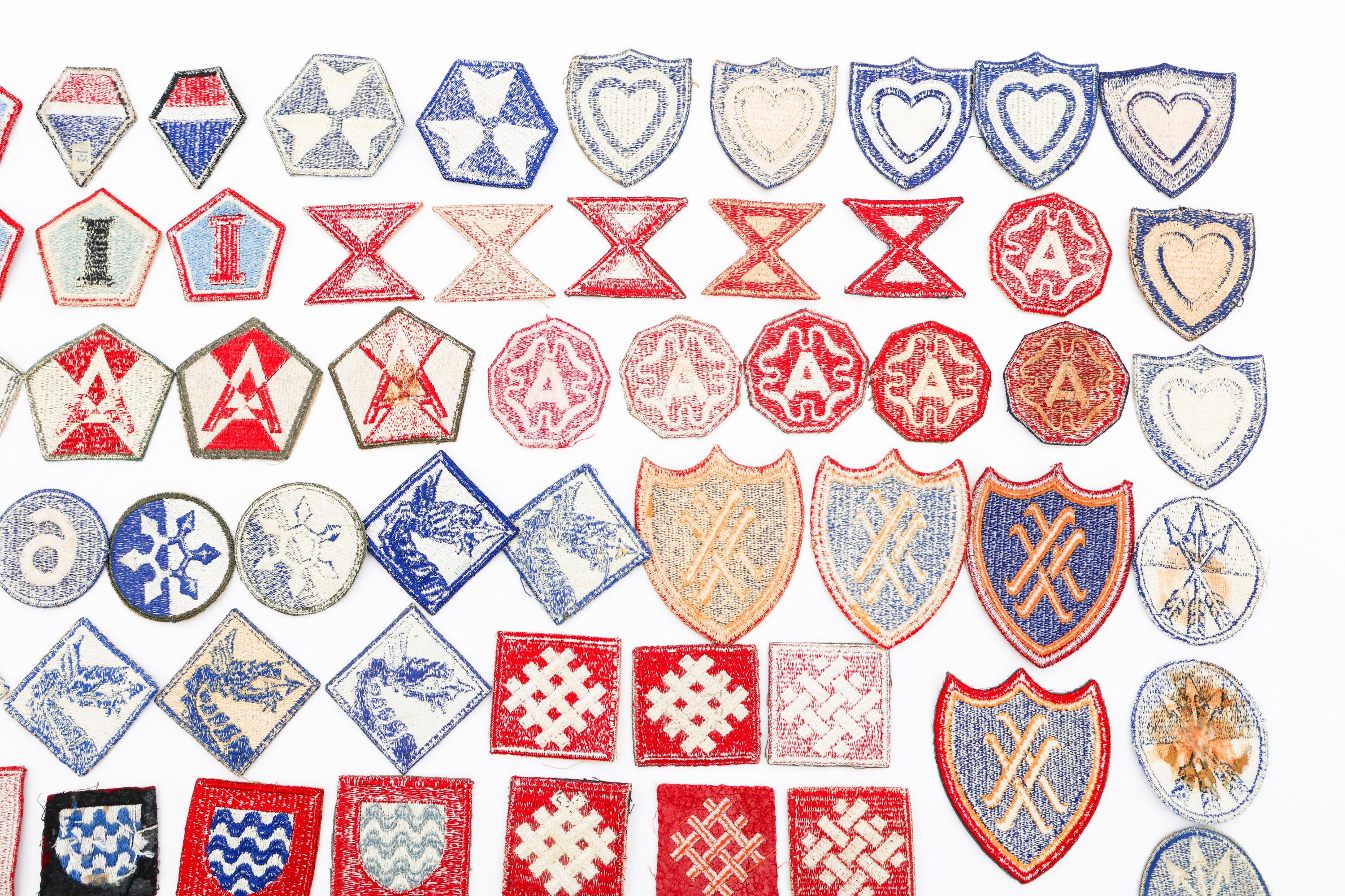 WWII - POST WAR US ARMY CORPS & UNIT PATCHES