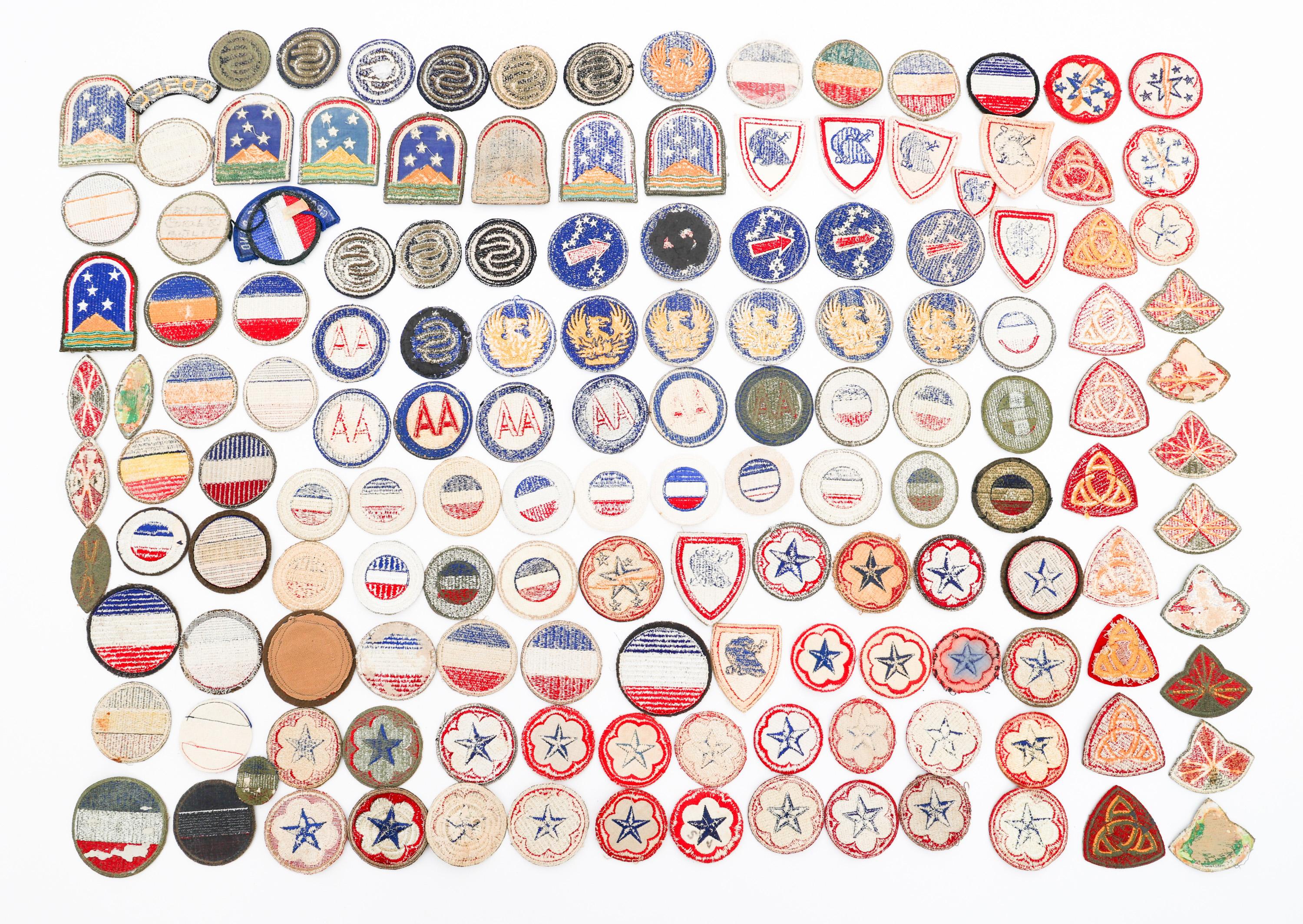 WWII - COLD WAR US ARMY COMMAND & SCHOOL PATCHES